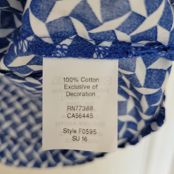 J.Crew Embroidered Tank Size 8 - Picture 9 of 10